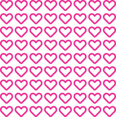 line heart pattern illustration