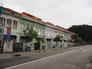 the colorful peranakan house of koon seng road in singapore