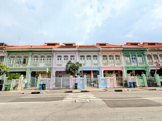 the colorful peranakan house of koon seng road in singapore
