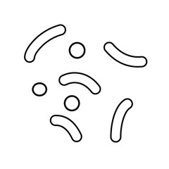 outline of lactobacillus bacterial microorganisms