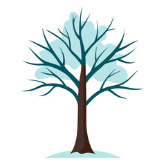 Obraz premium vector tree silhouette
