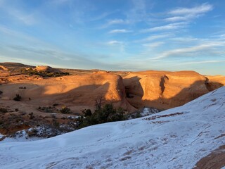 red rocks in the desert