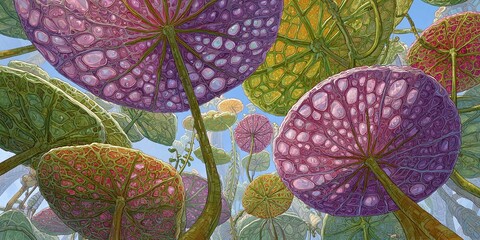 DOSSEL BIOLUMINESCENTE GIGANTE: PERSPECTIVA DE BAIXO PARA CIMA