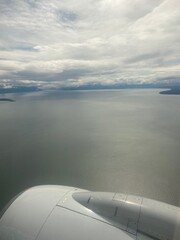 view from airplane window