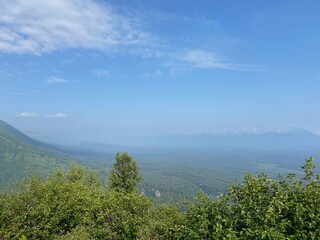 mountain lake in the morning