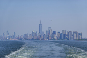 Wake Trail Leading To Manhattan Towers