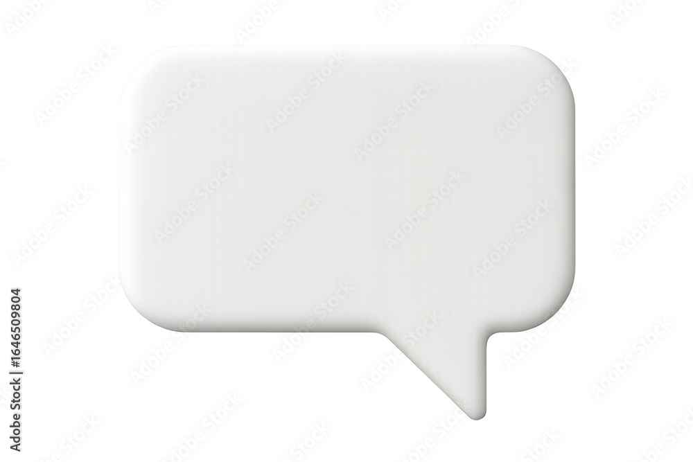 Poster Speech bubble hovering against transparent backdrop, representing communication and messaging elements
