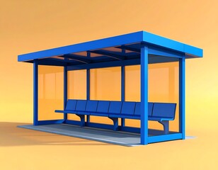 3d render of a modern hold