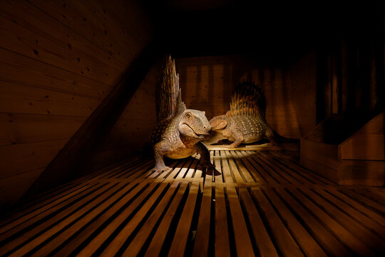 Prehistoric Reptiles in Biblical Exhibit