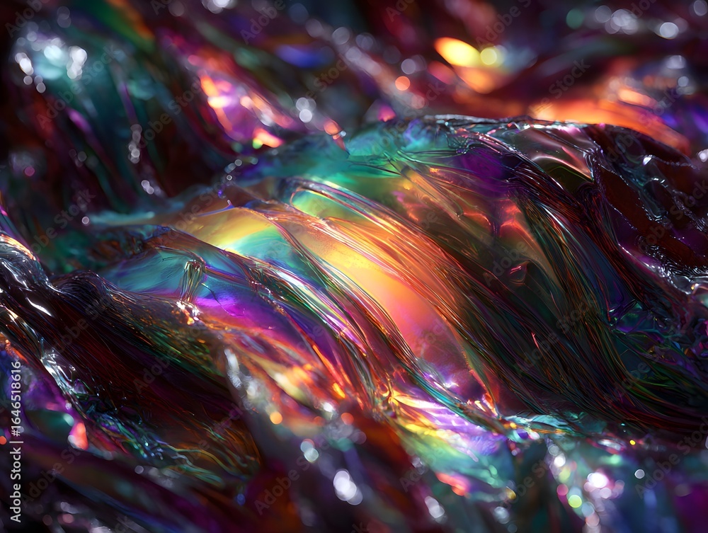 Poster abstract colorful light patterns
