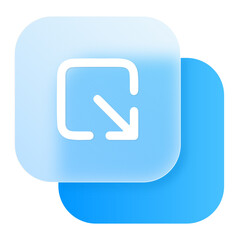 3D Box Ecommerce Digital Glassmorphism UI Icon Sign and Symbol Element Asset Digital Design Illustrator Png Svg	
