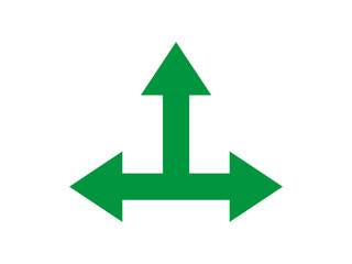 three way arrows icon