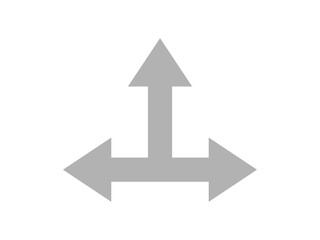 three way arrows icon