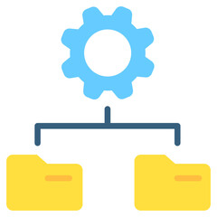 Organize Icon Mini Illustration Icon. Use For Modern Concept, Print, Ui, Ux Kit, Web And App Development. Vector Related To Office, Education, Examination And More