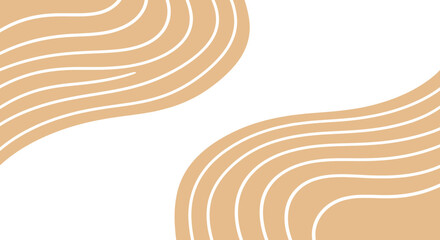 Abstract earthy curves background for presentation or branding design
