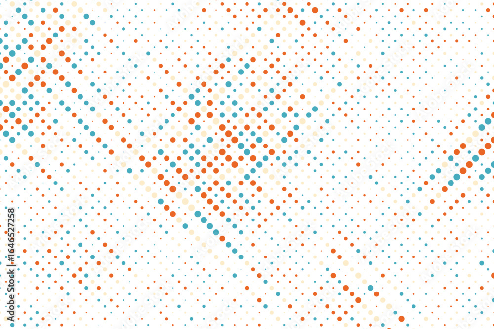 Aufkleber abstract colorful halftone texture dots pattern. vector illustration. color dotted texture on white 
