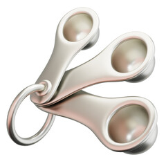 3D Measuring Spoons Illustration