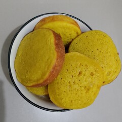 Close-Up of Golden Bika Ambon Dessert
