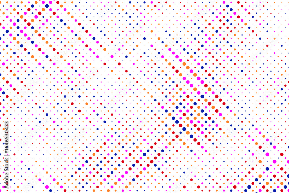 Poster abstract colorful halftone texture dots pattern. vector illustration. color dotted texture on white 