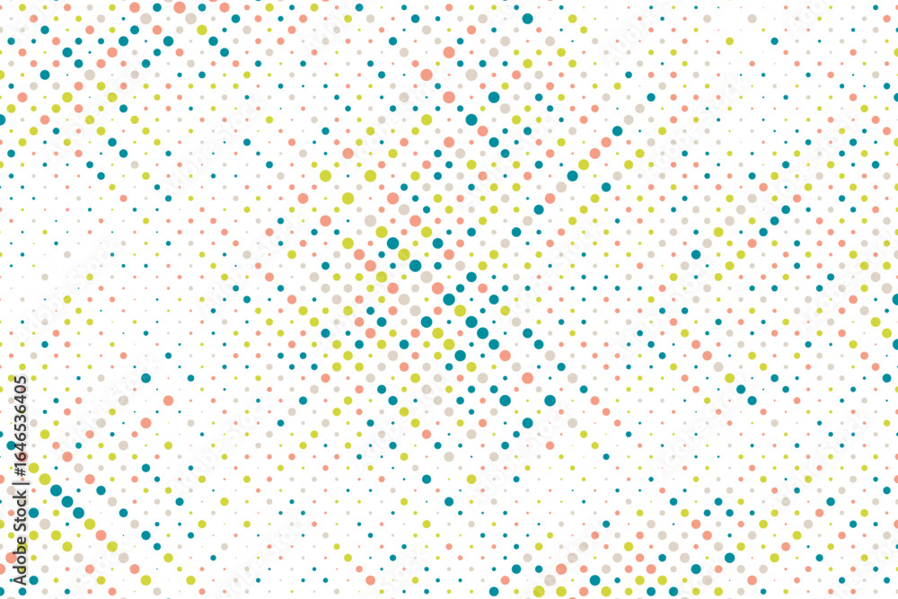 Poster abstract colorful halftone texture dots pattern. vector illustration. color dotted texture on white 