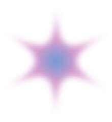 Obraz premium Star Light Aesthetic Gradient Blur