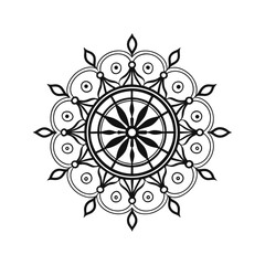 Mandala set icons.