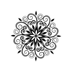 Mandala set icons.