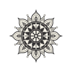 Mandala set icons.