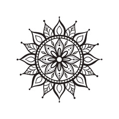 Mandala set icons.