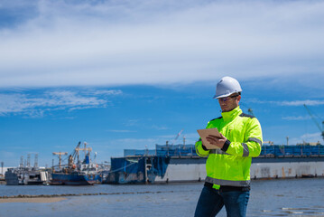 A specialist engineer is planning to expand a shipping port and install additional cranes.