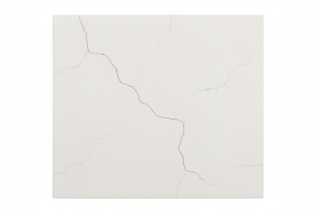 Cracks running through white surface, isolated on transparent background, ideal for depicting damage, age, or stress