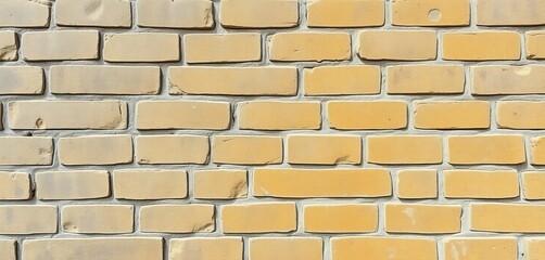 Obraz premium Seamless texture of a weathered concrete block wall, ideal for background, building, rough