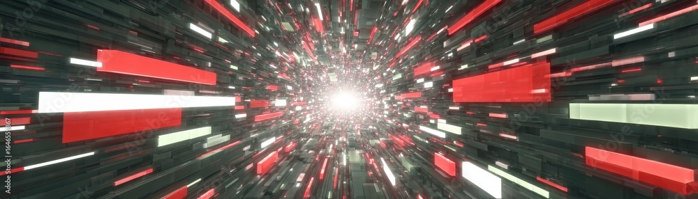 Poster a visually striking abstract background design featuring a dynamic interplay of deep red and black c