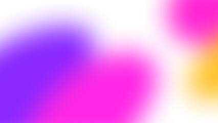 Blurred abstract purple, pink, and yellow glowing element with transparent background