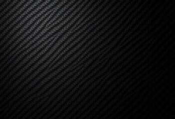 Obraz premium Intricate black carbon fiber textile, seamless vector background, black, monochrome