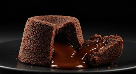 Molten Lava Cake with Rich Chocolate Filling