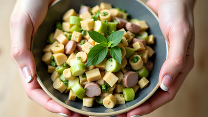 Medical technology A nutritionist creates a DNA-based meal plan, using genomic insights to recommend foods that support metabolism, reduce disease risk (4)