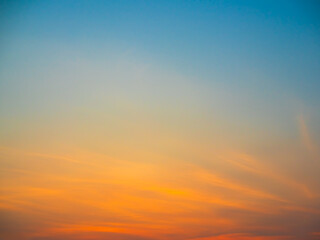 Sky pastel background yellow red gradient sunset sunrise summer abstract sky evening soft effect...