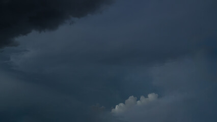 Cloud storm sky dark rain lightning thunder stormy typhoon nature light scene rainy atmosphere...