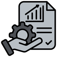 Development Grey Icon Editable Stroke