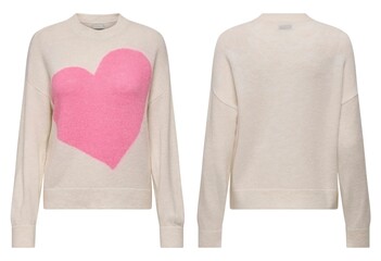 Female Knitwears sweater isolated on the white background