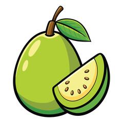 illustration of ripe watermelon