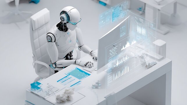 A futuristic AI interface analyzing genetic data on a white background