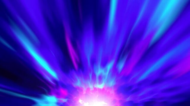 下から放射状に広がるオーラの背景動画　ループ	