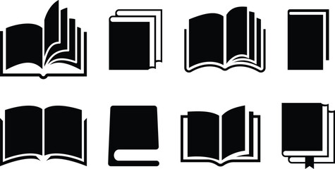 Book Icon Set and Education Icons Set