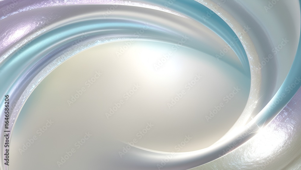 Aufkleber iridescent swirl pattern with a luminous sheen and delicate soft gradient backdrop