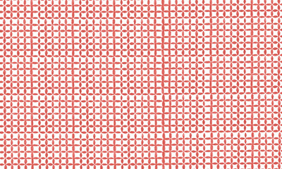 手描きの赤色七宝柄背景