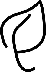 Eco-friendly plant icon with an electric plug, symbolizing green energy and sustainable growth.