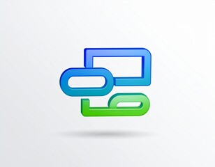 Abstract business technology vector background with speech bubbles, icons, and buttons for web design