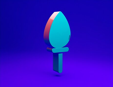 Vector cartoon illustration of ice cream scoop on black background with space rocket and easter egg surfboard icons